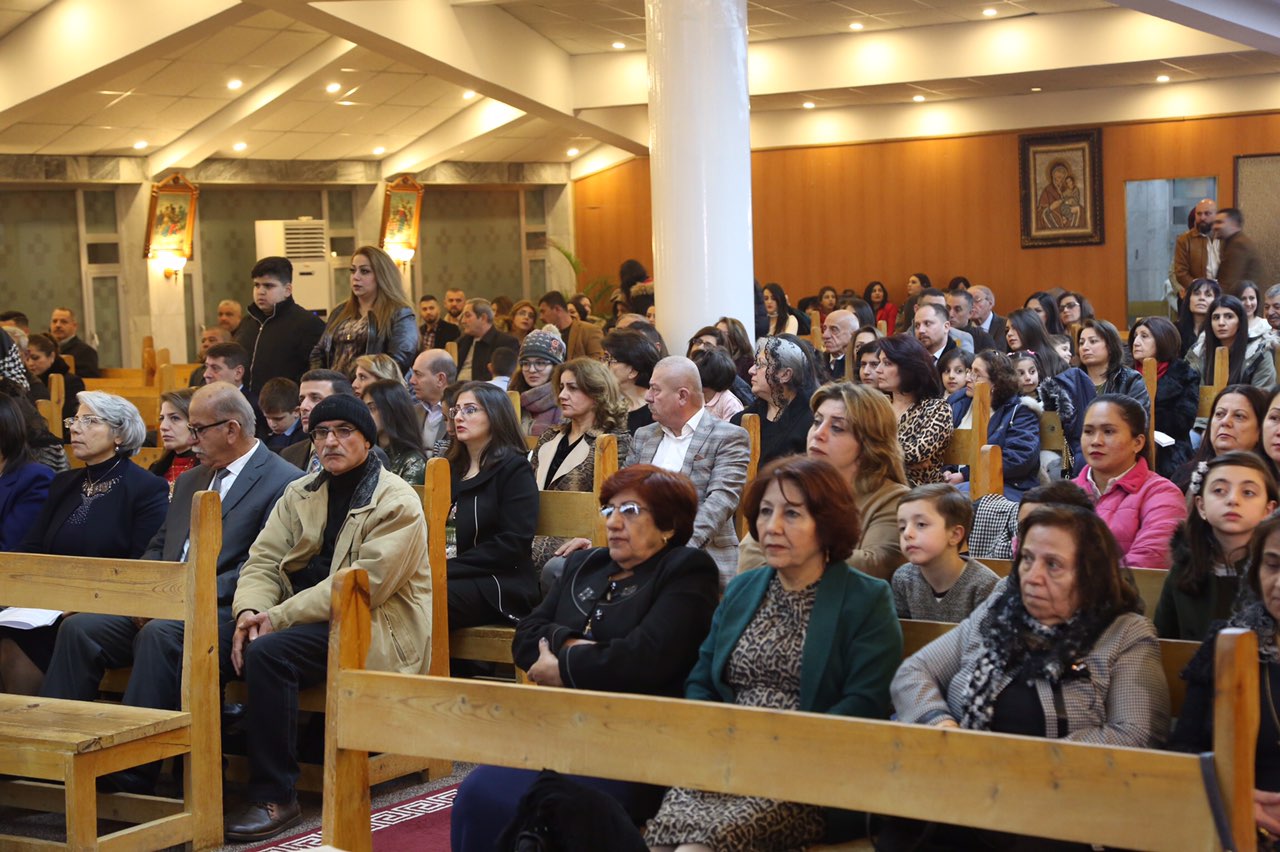 له‌ كڵێسه‌يه‌كى سلێمانى يادى له‌دايكبوونى په‌يامبه‌رى كريستيانه‌كان كرايه‌وه‌